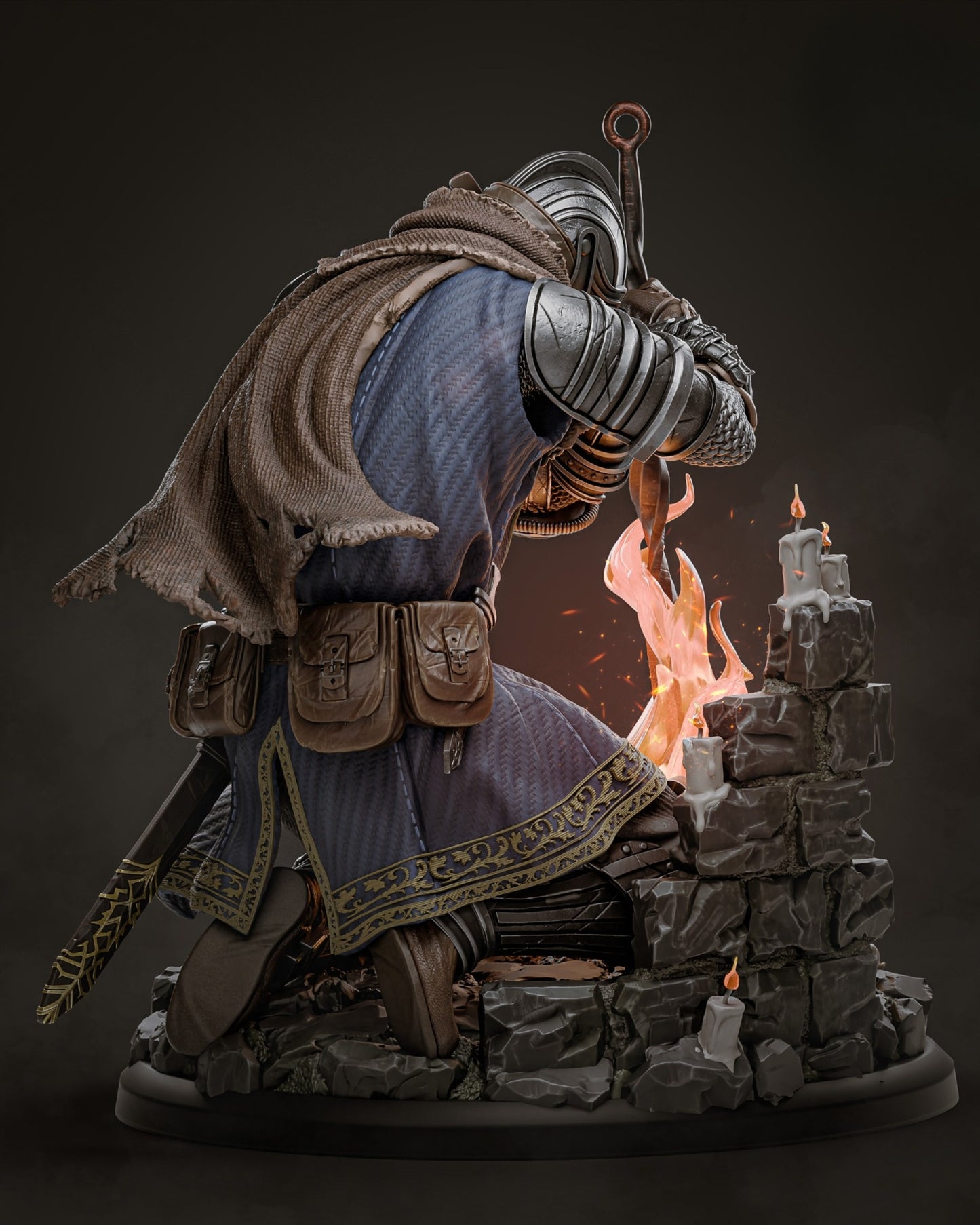 1543 Chosen Undead_Dark Souls - STL 3D Print Files
