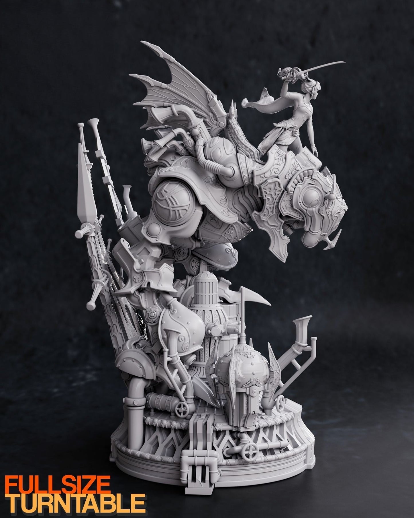 0799 Terra Magitek - Final Fantasy VI - STL 3D Print Files