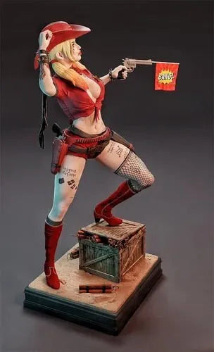 2029 Cowgirl Harley Quinn - STL 3D Print Files