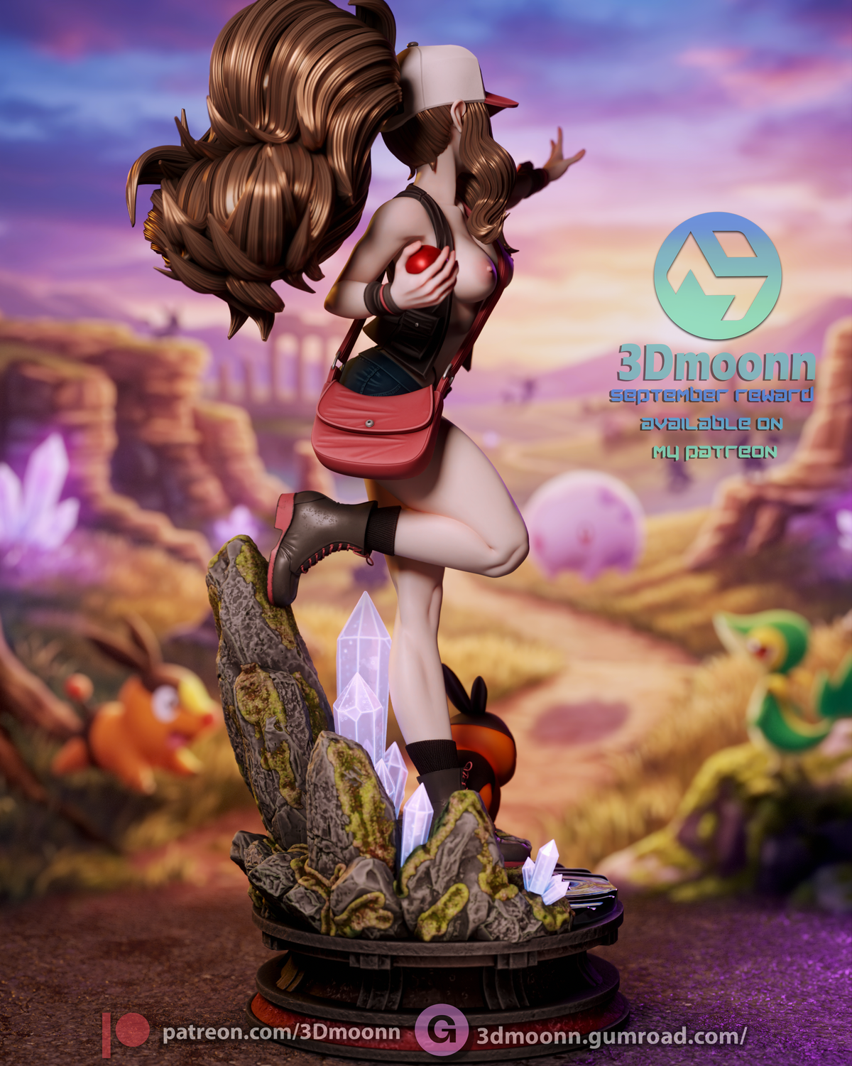 2002 Hilda_Pokémon NSFW - STL 3D Print Files