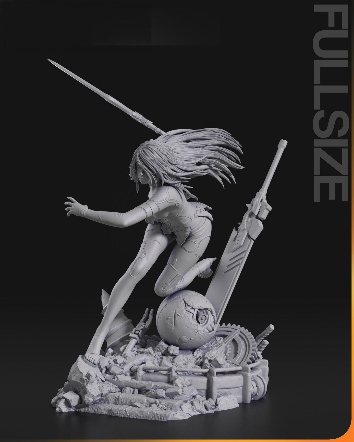 0930 A2 - NieR: Automata (2828) - STL 3D Print Files