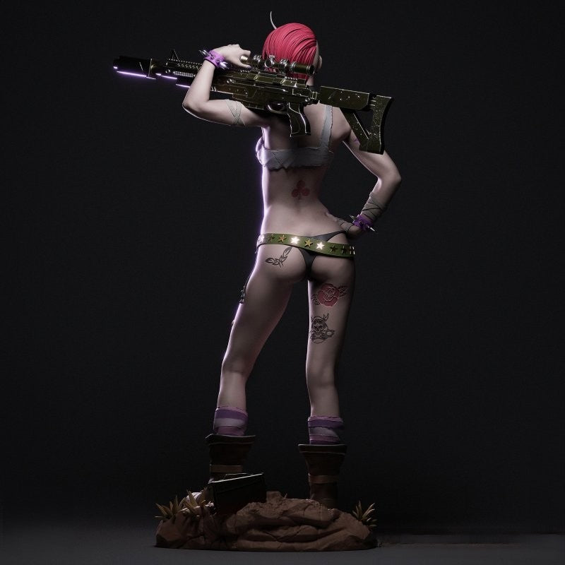 0447 Tank Girl - STL 3D Print Files