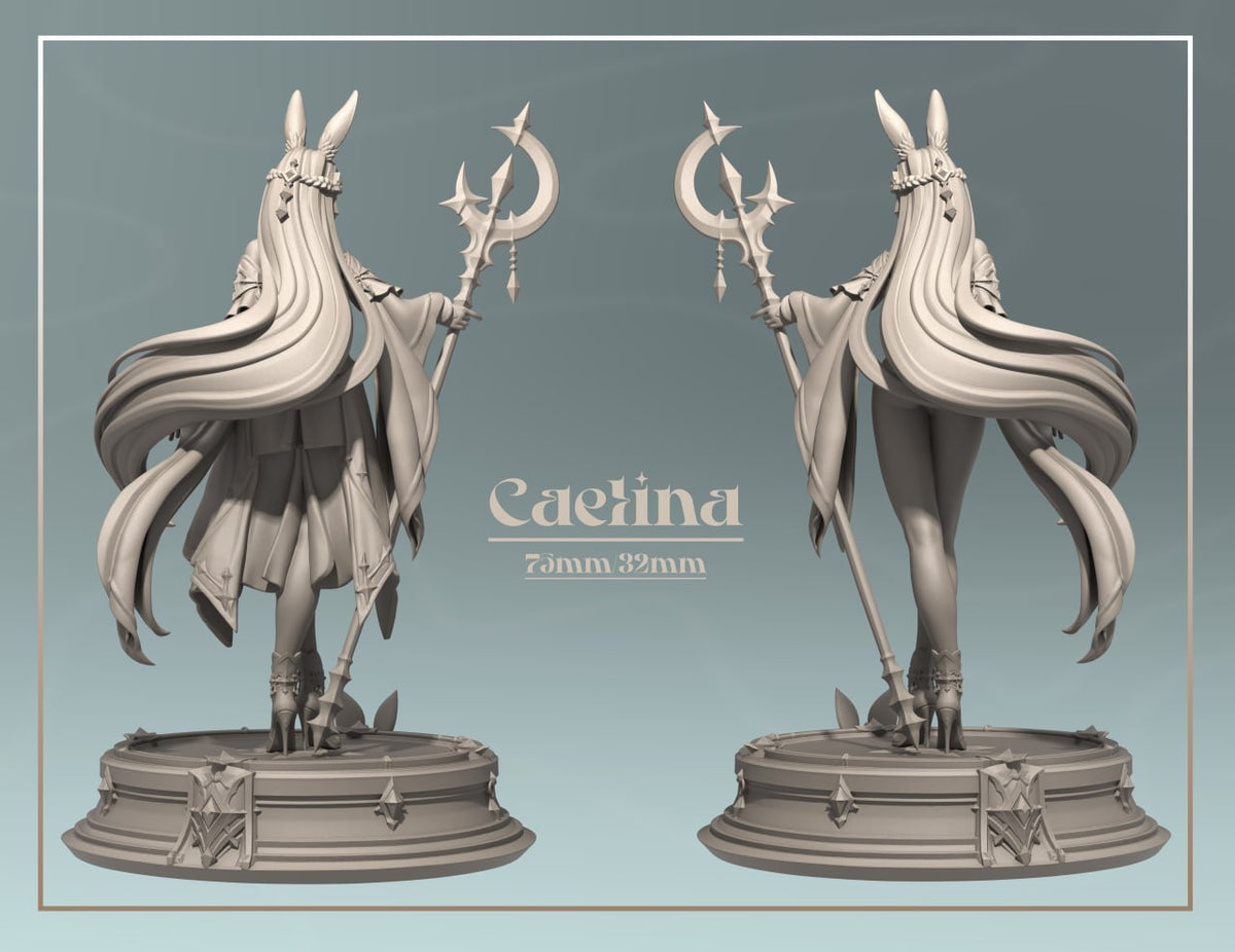 2084 Caelina_Miniature - STL 3D Print Files