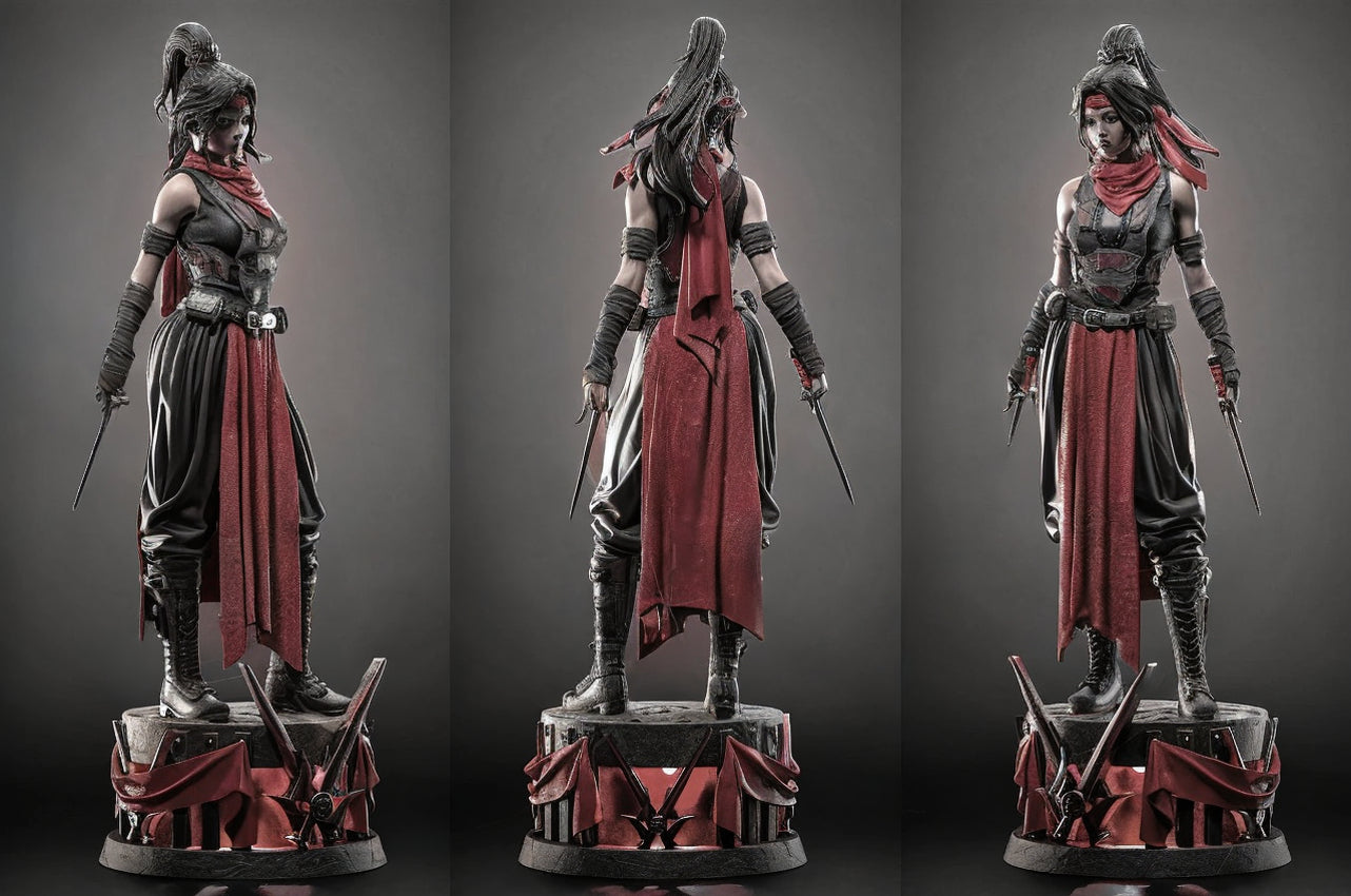 1287 Elektra Natchios_Marvel Comics - STL 3D Print File