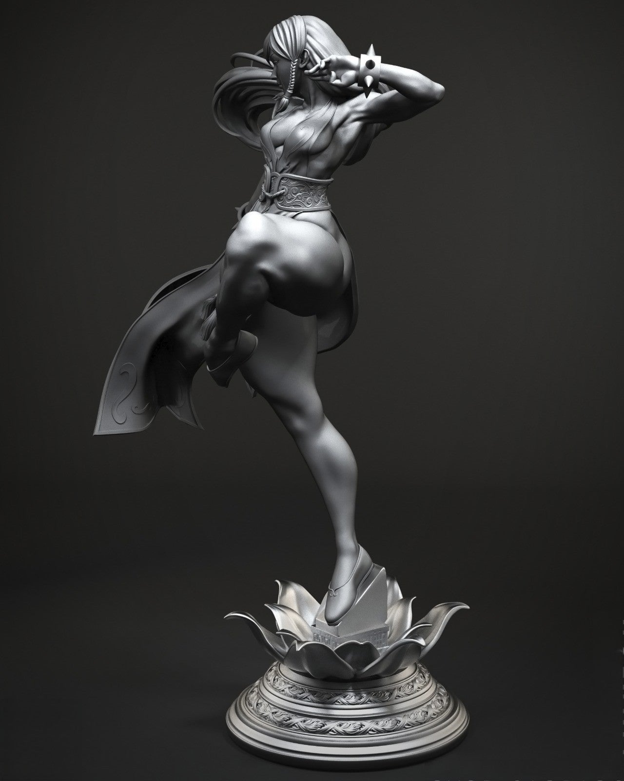 0448 Chun-Li - Street Fighter (1350) - STL 3D Print Files