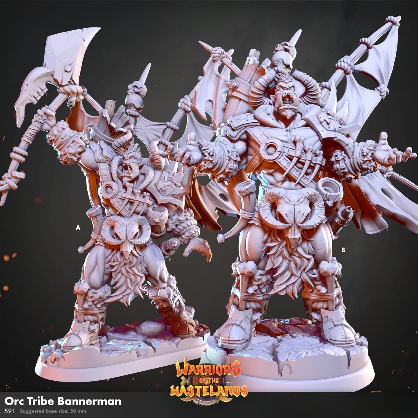 0846 Warriors of the Wastelands - STL 3D Print Files