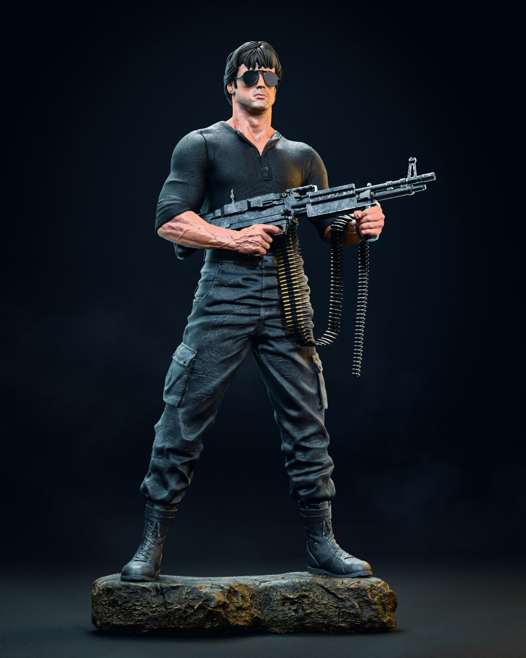 0173 Rambo - First Blood (2983) - STL 3D Print Files