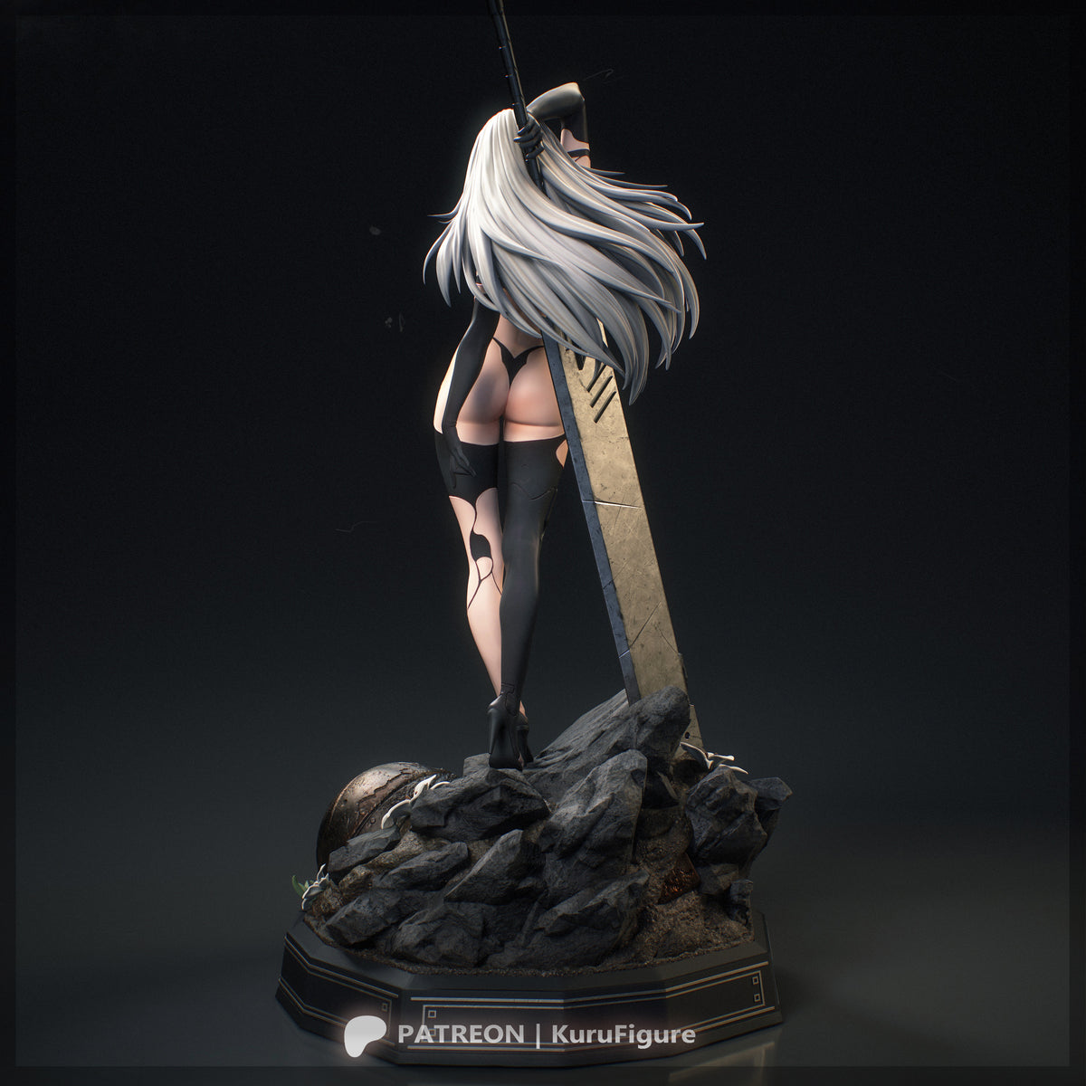 2123 A2_NieR Automata - STL 3D Print Files