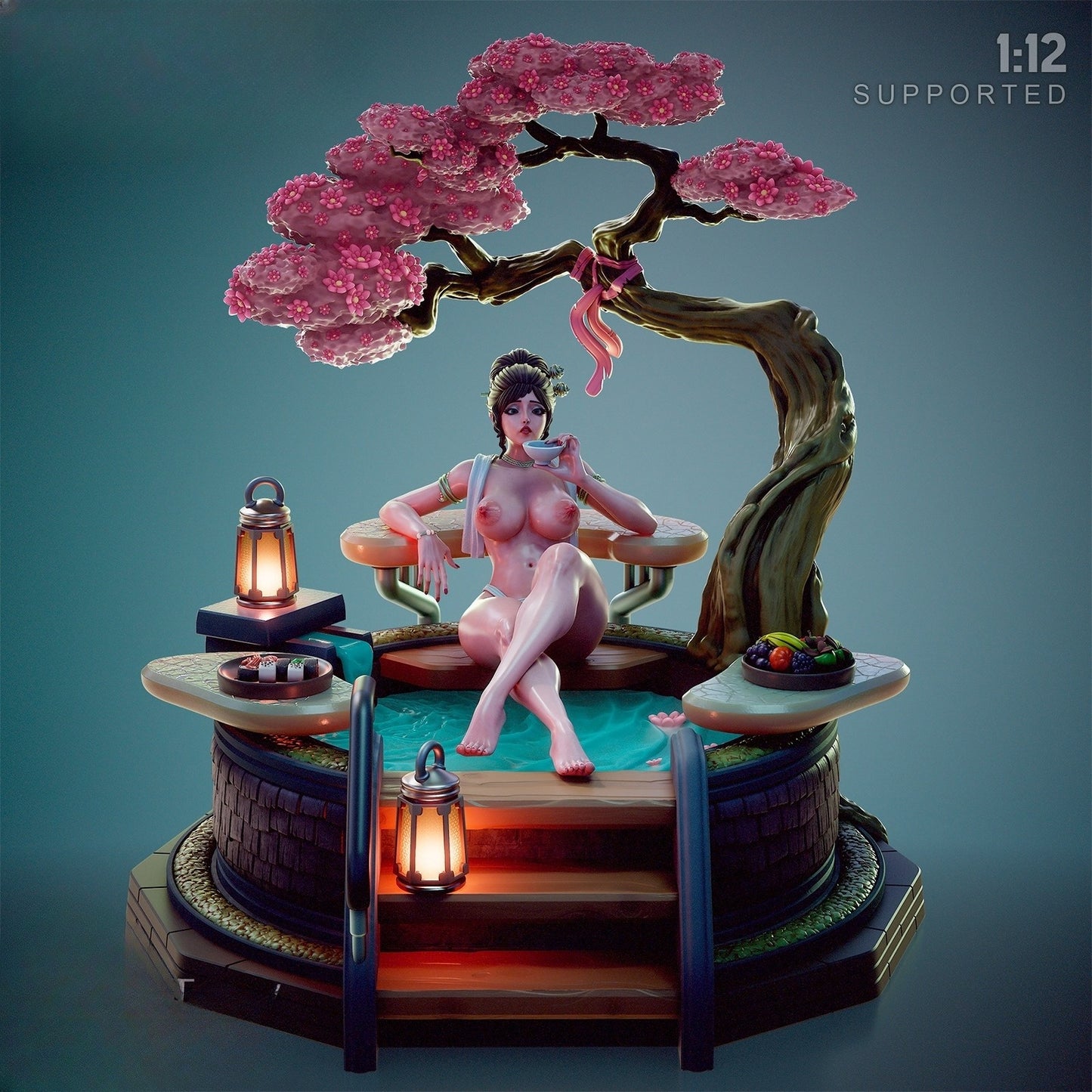 1598 Lia_Hot Spring NSFW - STL 3D Print Files