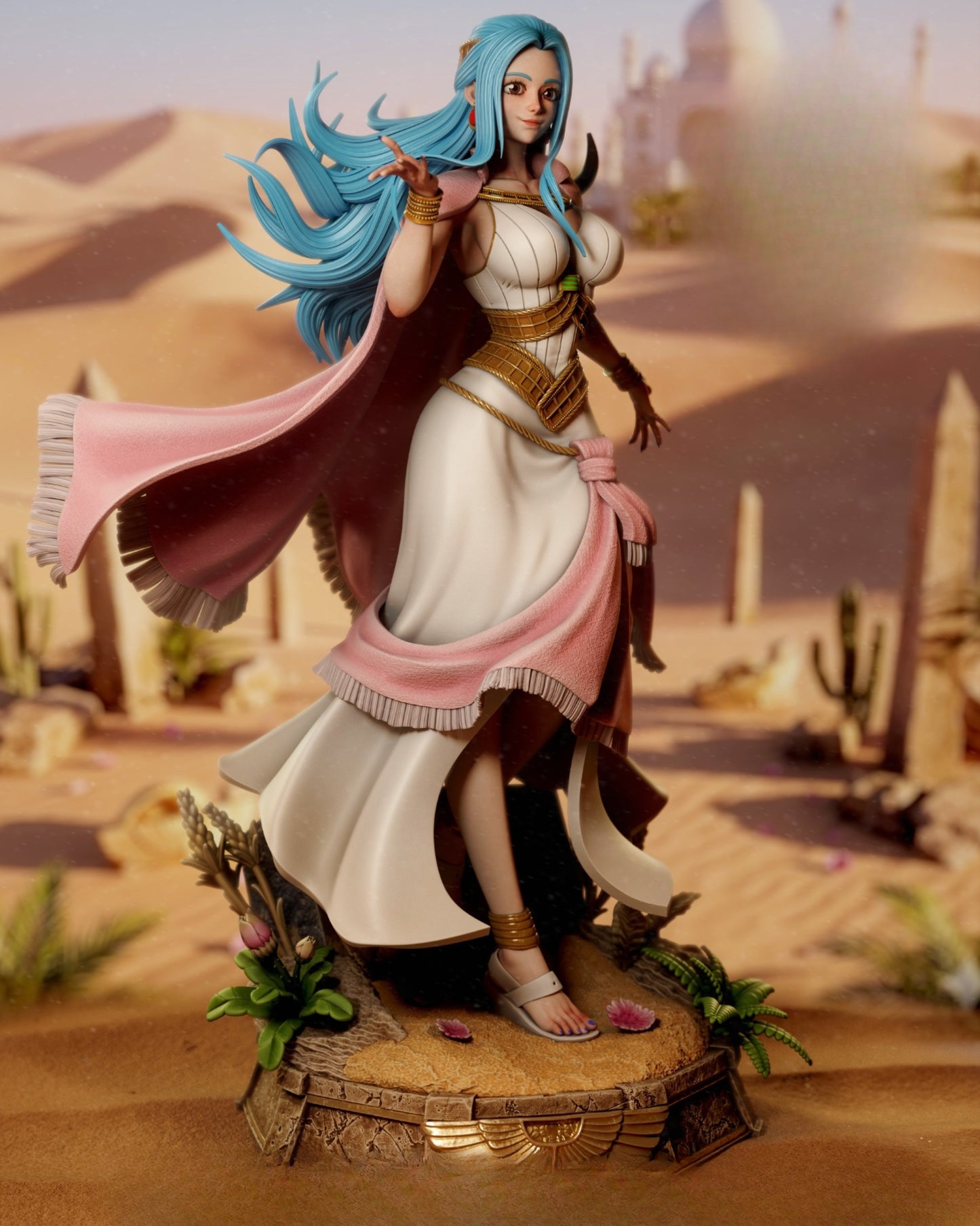 0806 Nefertari Vivi_One Piece - STL 3D Print Files