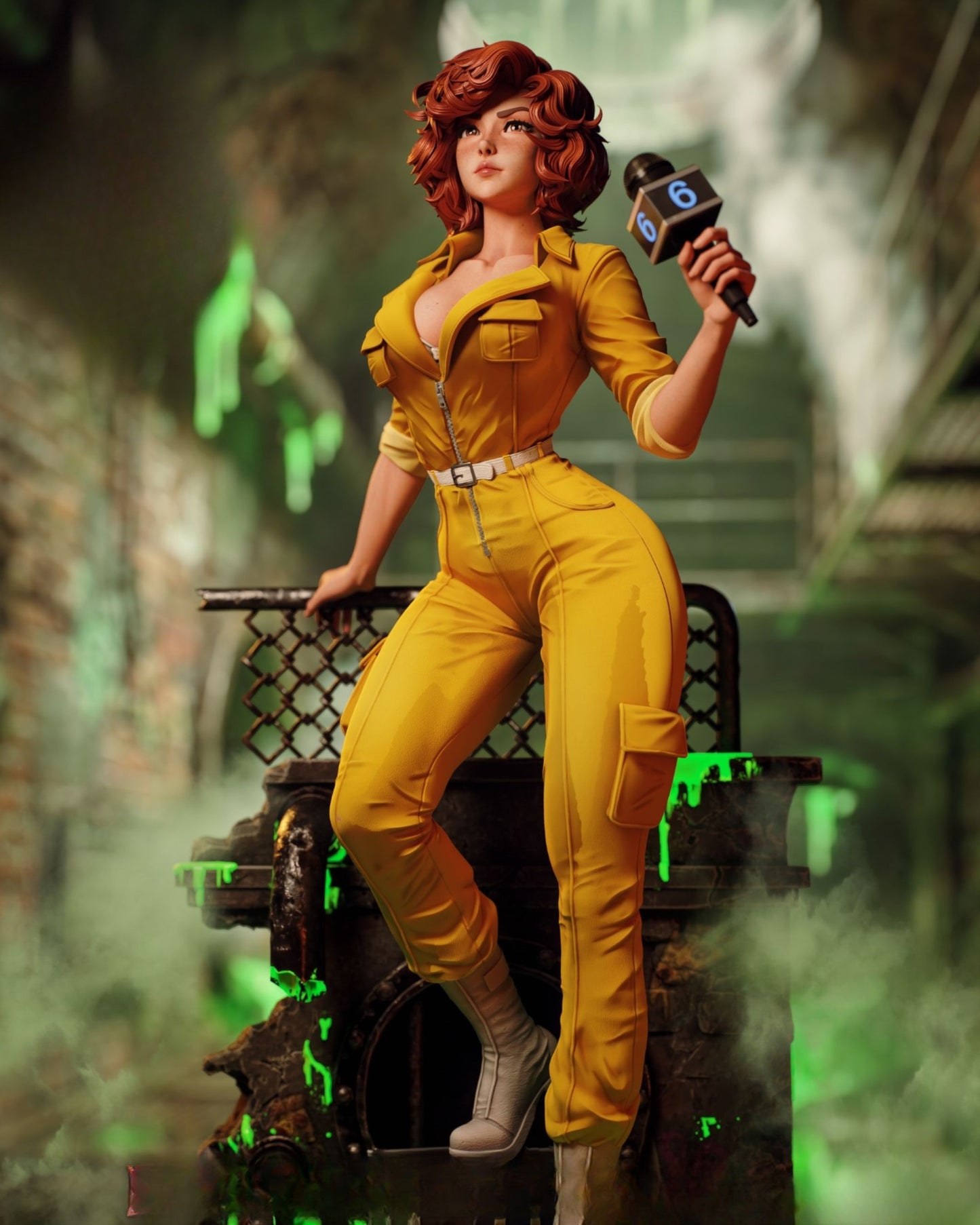 0347 April O’Neil NSFW - STL 3D Print Files