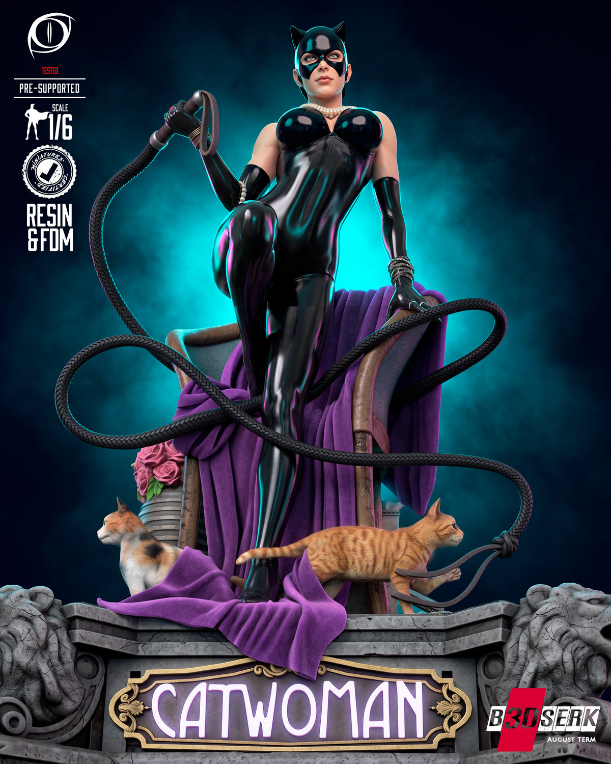 1865 Catwoman - STL 3D Print Files