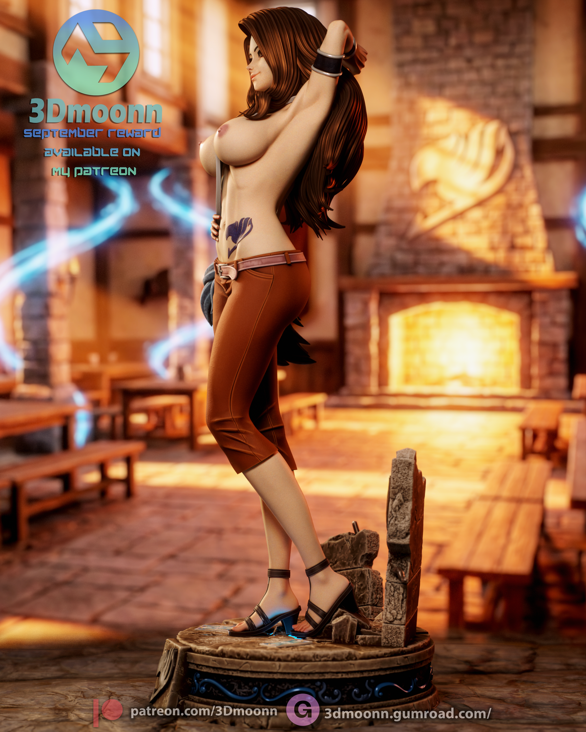 2122 Cana Alberona_Fairy Tail NSFW - STL 3D Print Files