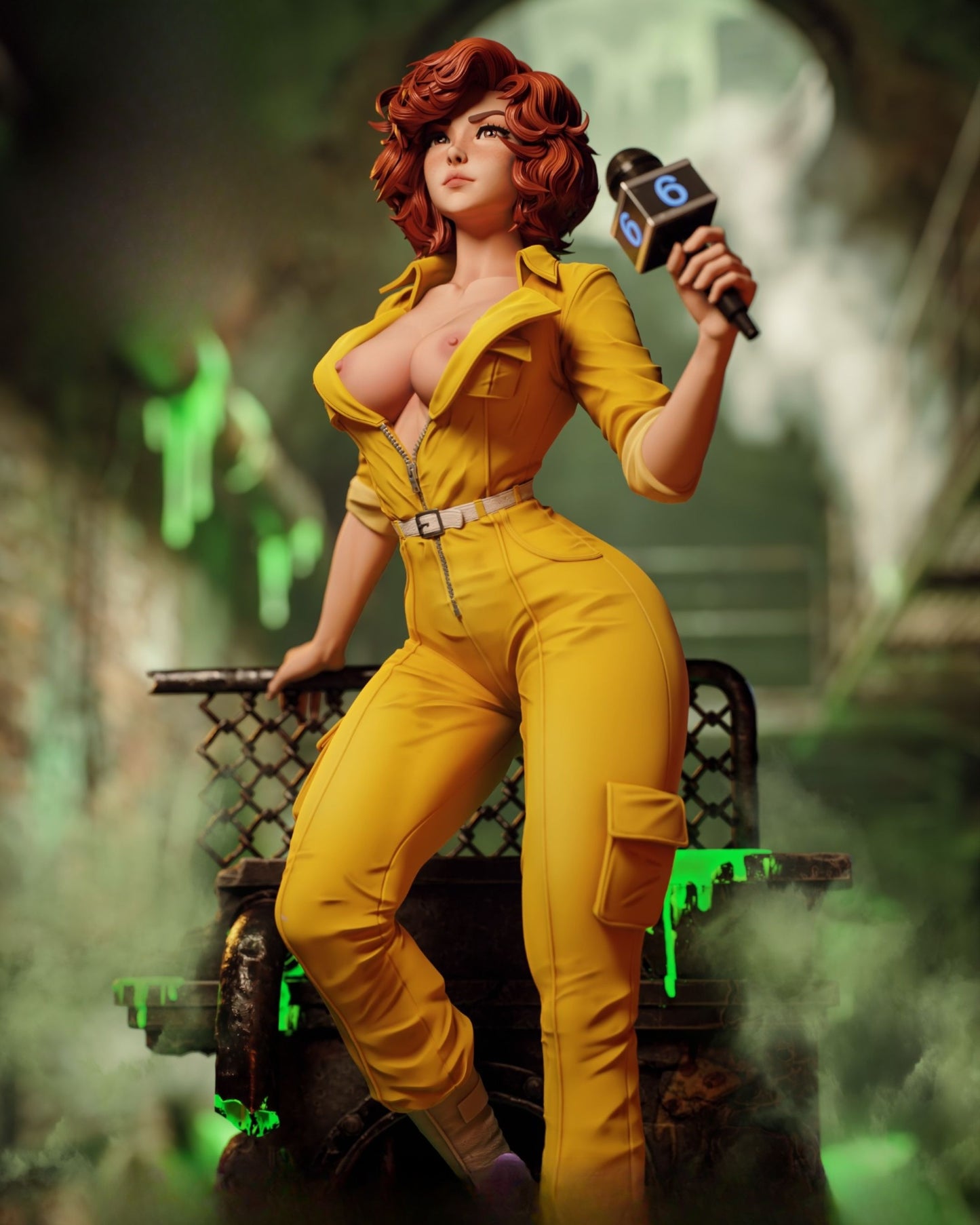0347 April O’Neil NSFW - STL 3D Print Files