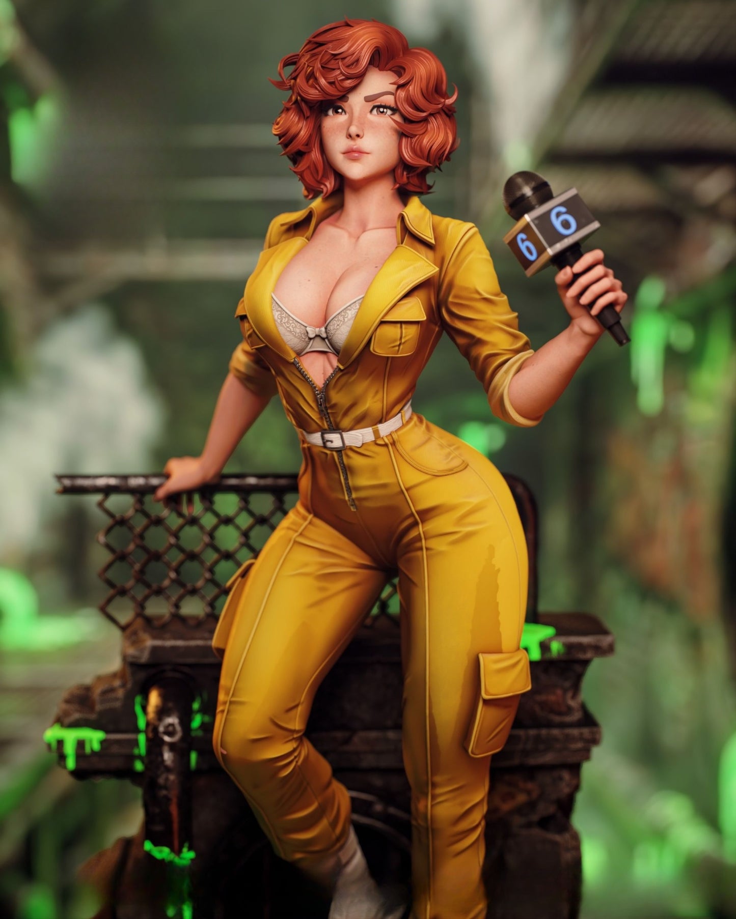 0347 April O’Neil NSFW - STL 3D Print Files