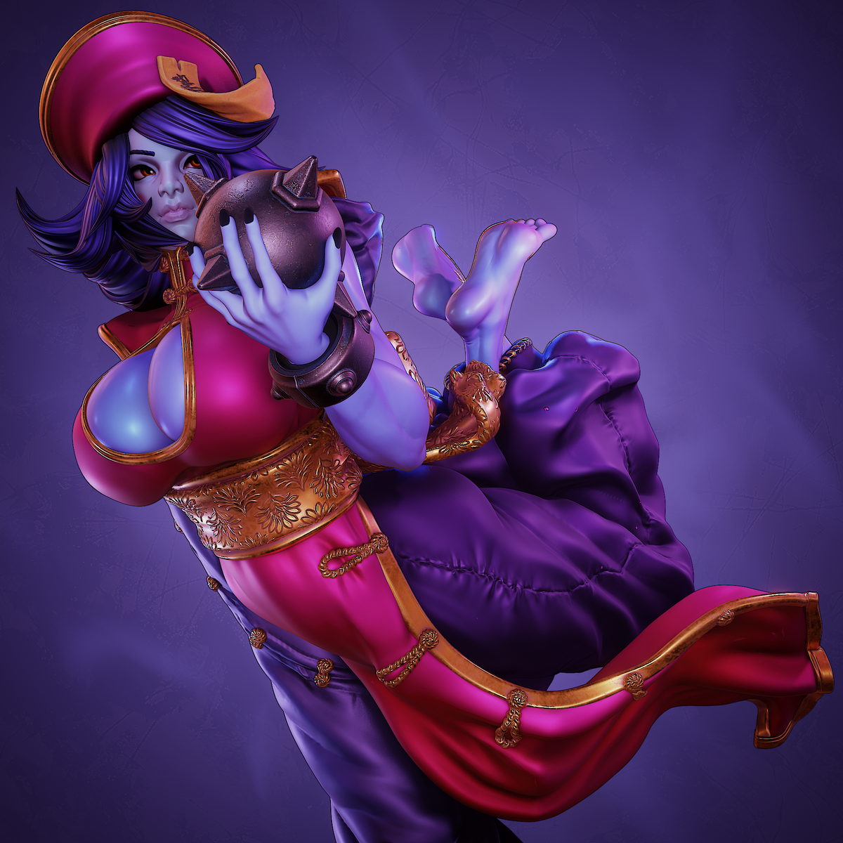 2067 Hsien-Ko_Darkstalkers NSFW - STL 3D Print Files