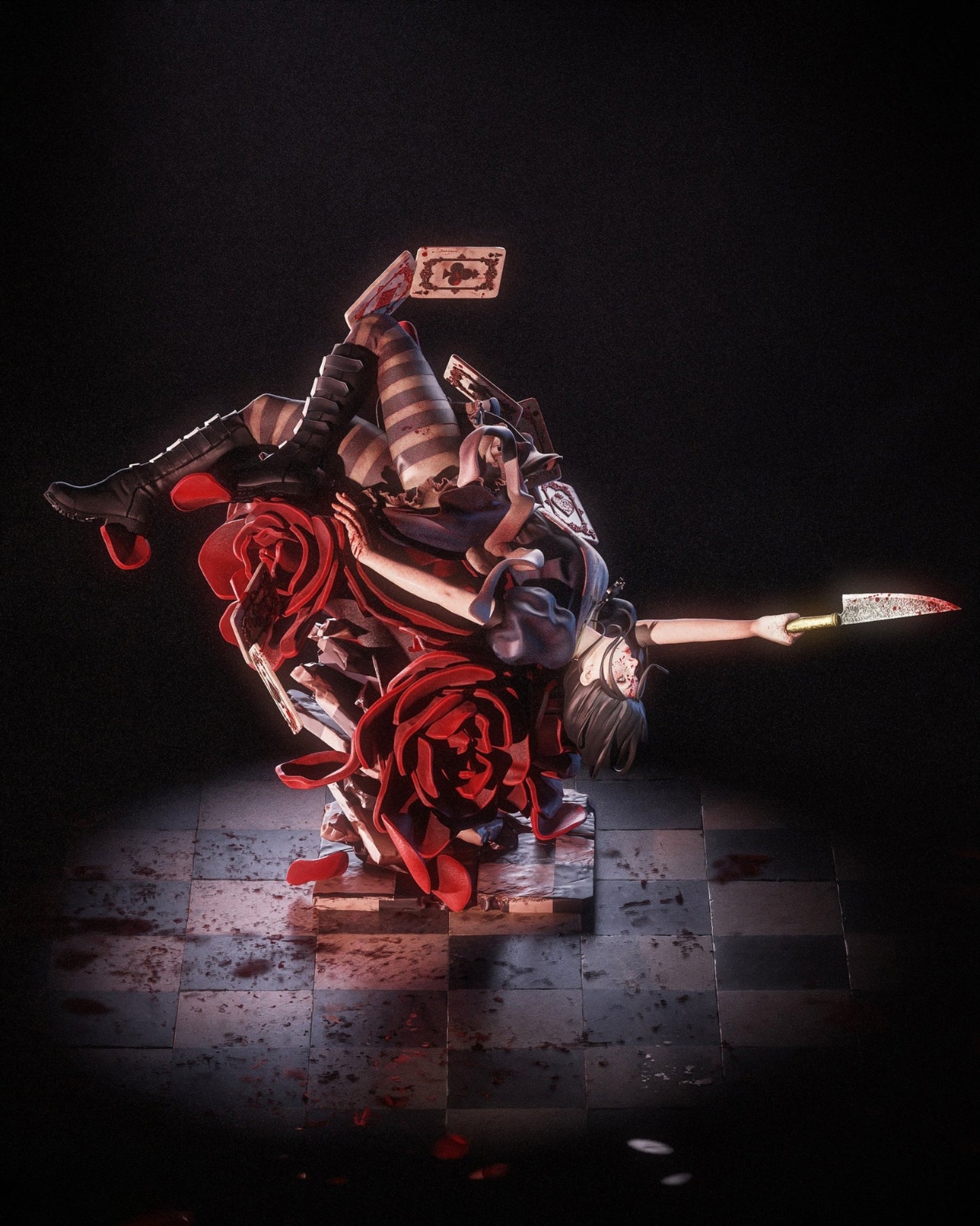 1627 Alice_Twisted Wonderland NSFW - STL 3D Print Files