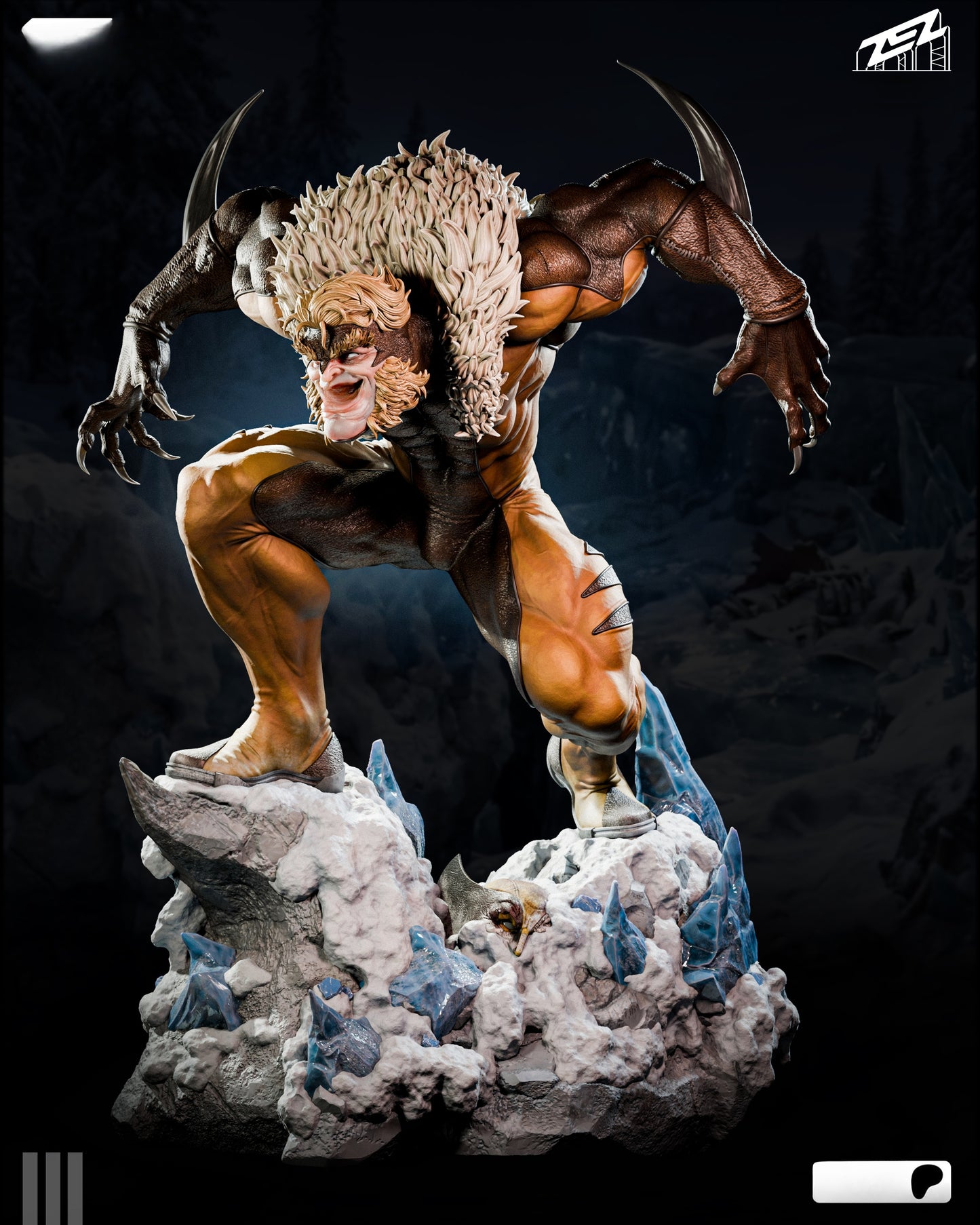 1407 Sabretooth_ Marvel Comics - STL 3D Print Files