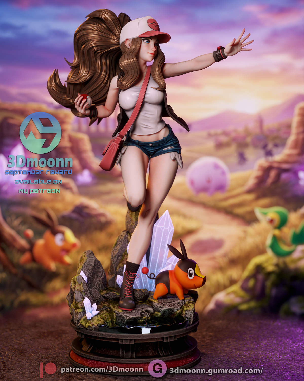 2002 Hilda_Pokémon NSFW - STL 3D Print Files