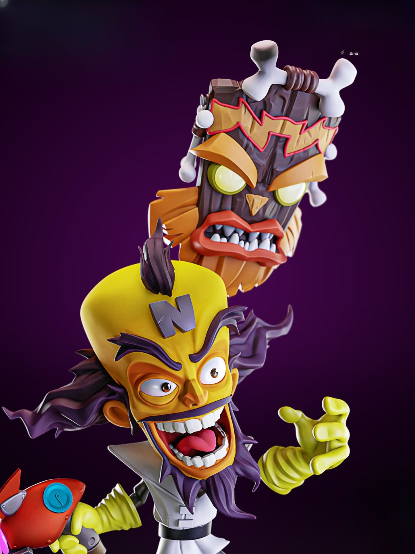 0807 Dr. Neo Cortex - STL 3D Print Files