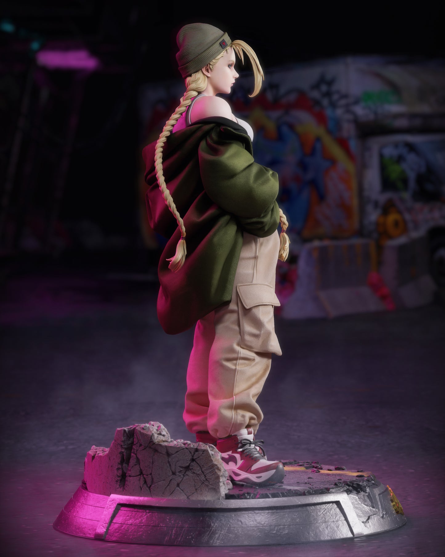 1426 StreetWear Cammy_Street Fighter - STL 3D Print Files