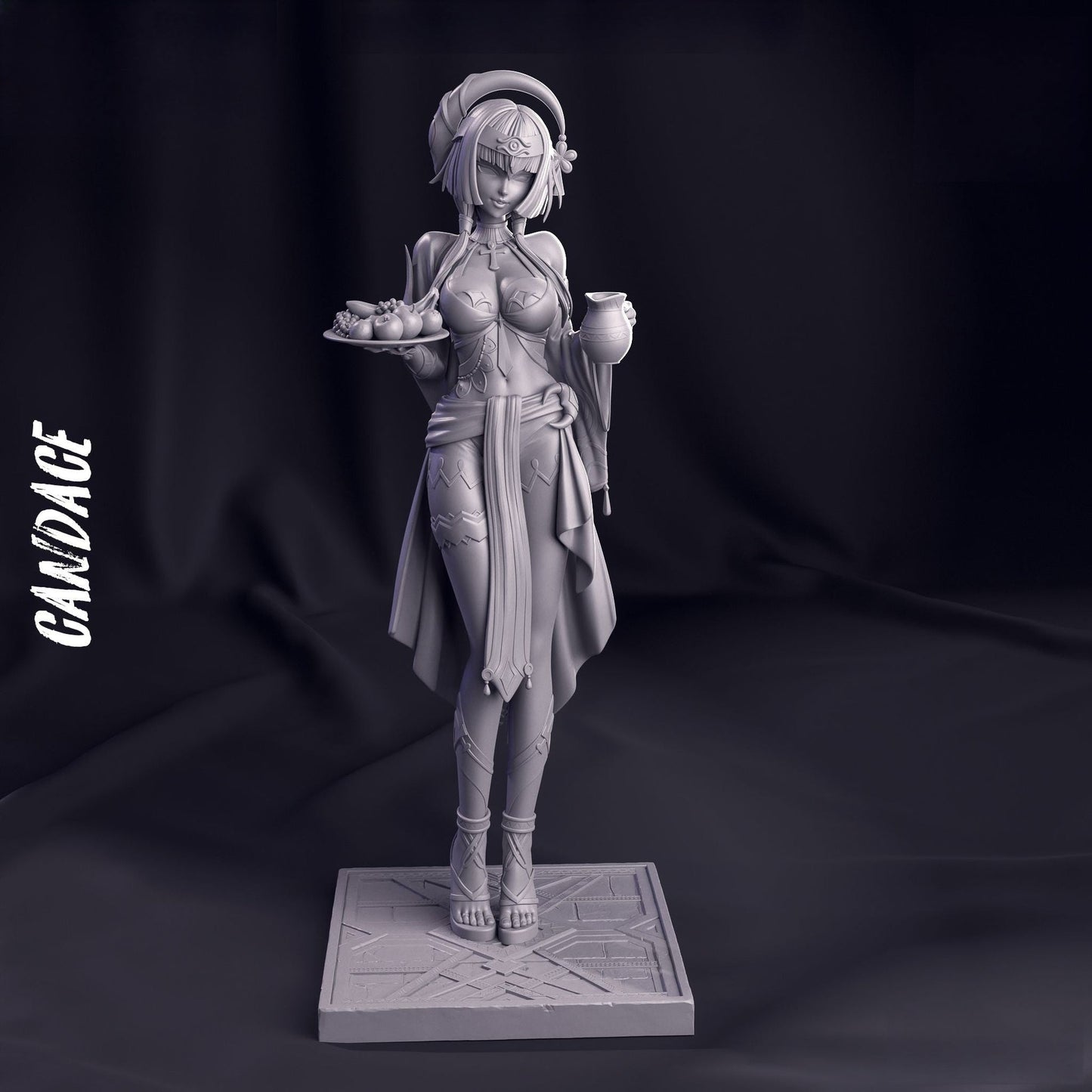 0721 Candace - Genshin Impact - STL 3D Print Files