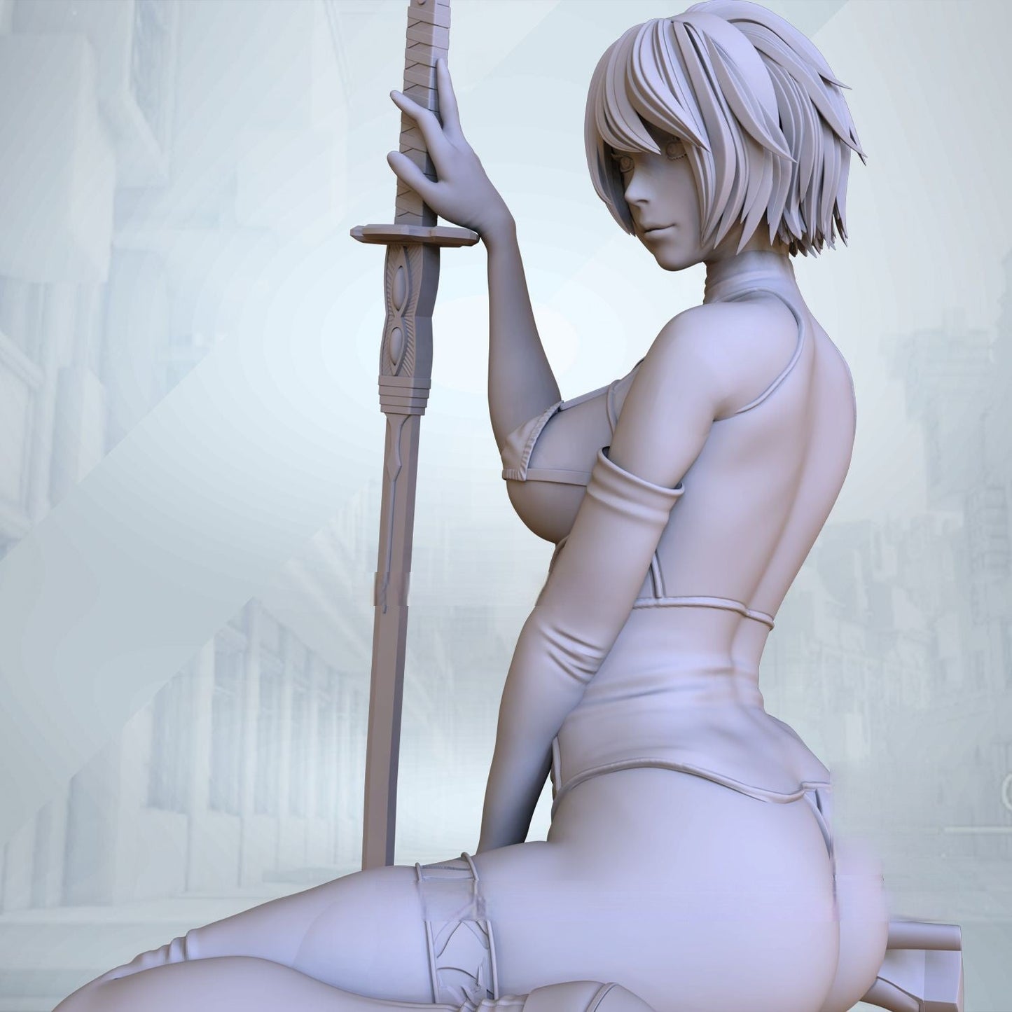 0472 2B NSFW - NIER AUTOMATA (1233) - STL 3D Print Files