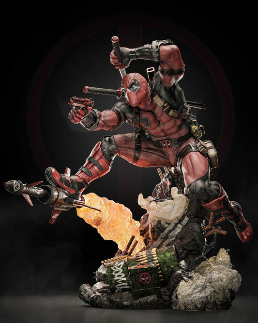0116 Deadpool - Marvel Comics - STL 3D Print Files