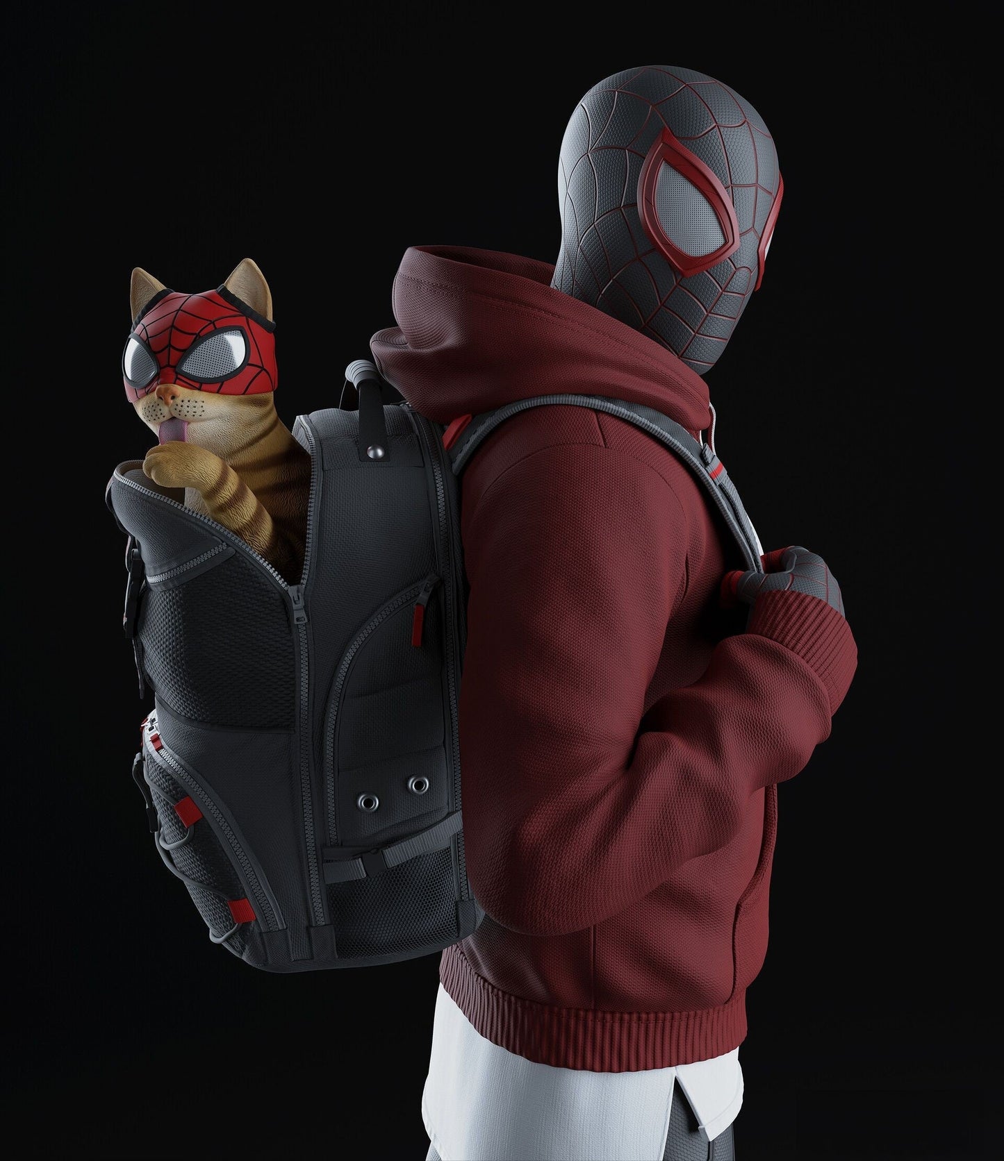 0479 Miles Morales - Spider-Man (1327) - STL 3D Print Files