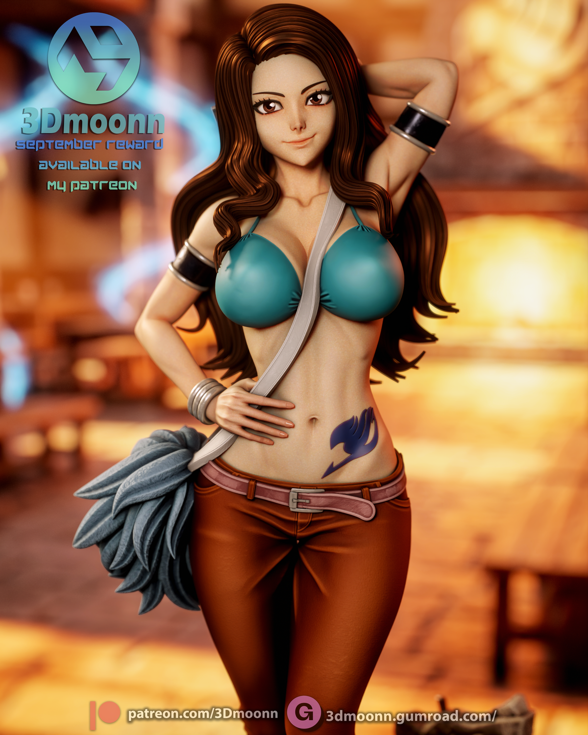 2122 Cana Alberona_Fairy Tail NSFW - STL 3D Print Files