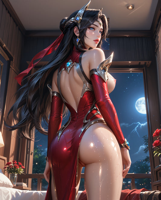 X0026 Irelia (League of Legends)Blades of Blooming Silence_NSFW - FULL HD PHOTO