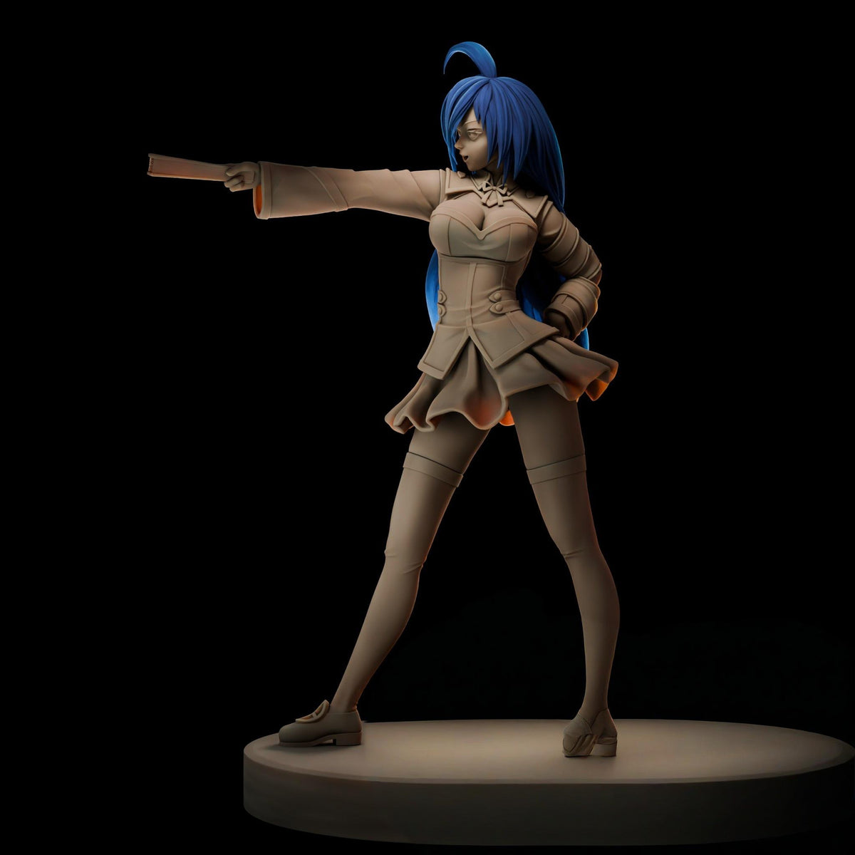 1829 Medaka Kurokami_Medaka Box NSFW - STL 3D Print Files