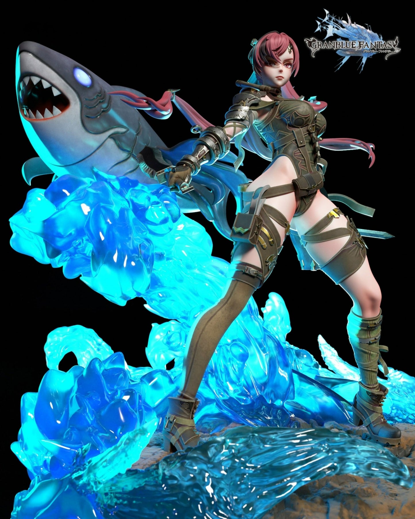 0925 Meg - Granblue Fantasy (2902) - STL 3D Print Files