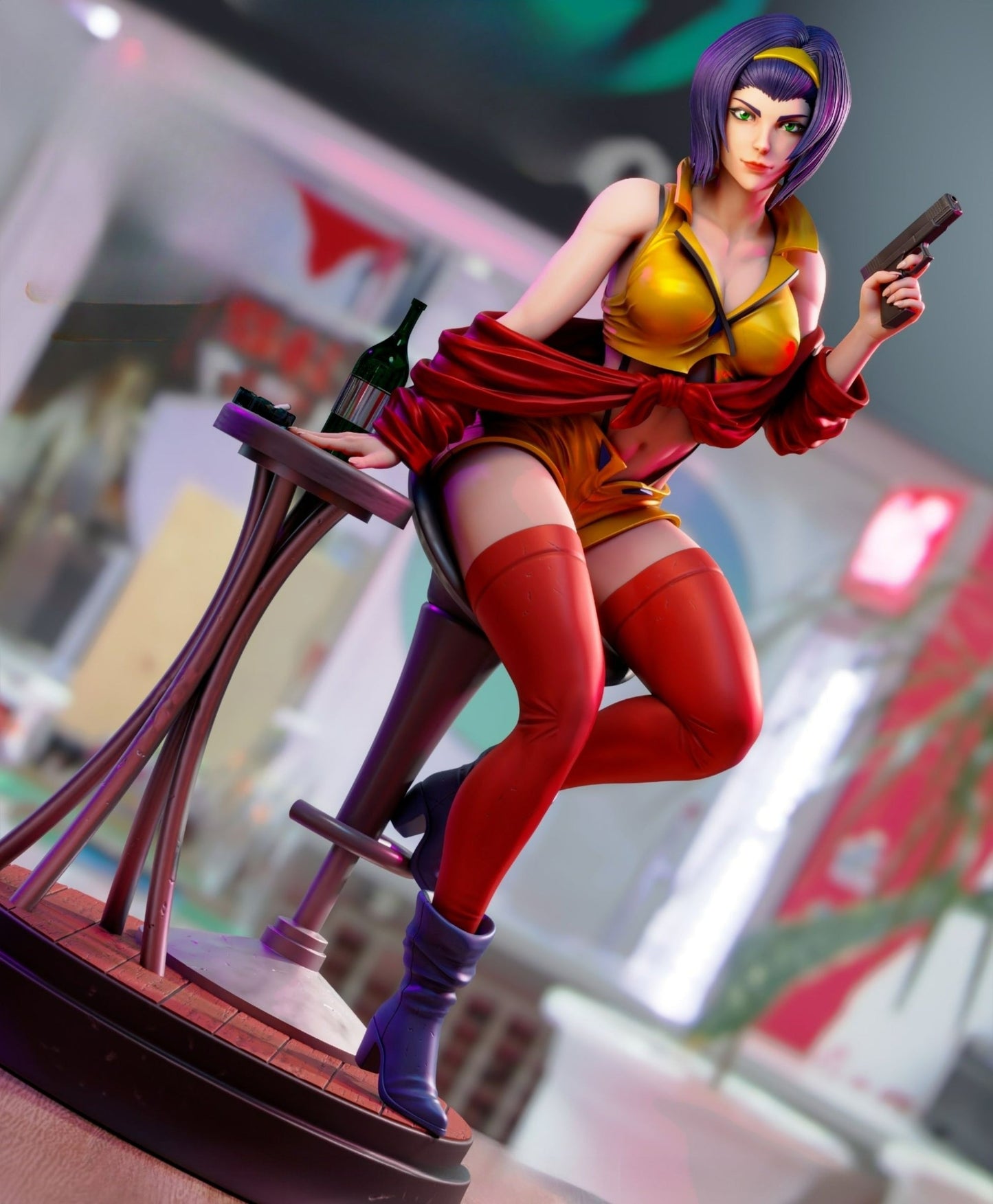 0927 Faye Valentine NSFW - Cowboy Bebop (2903) - STL 3D Print Files