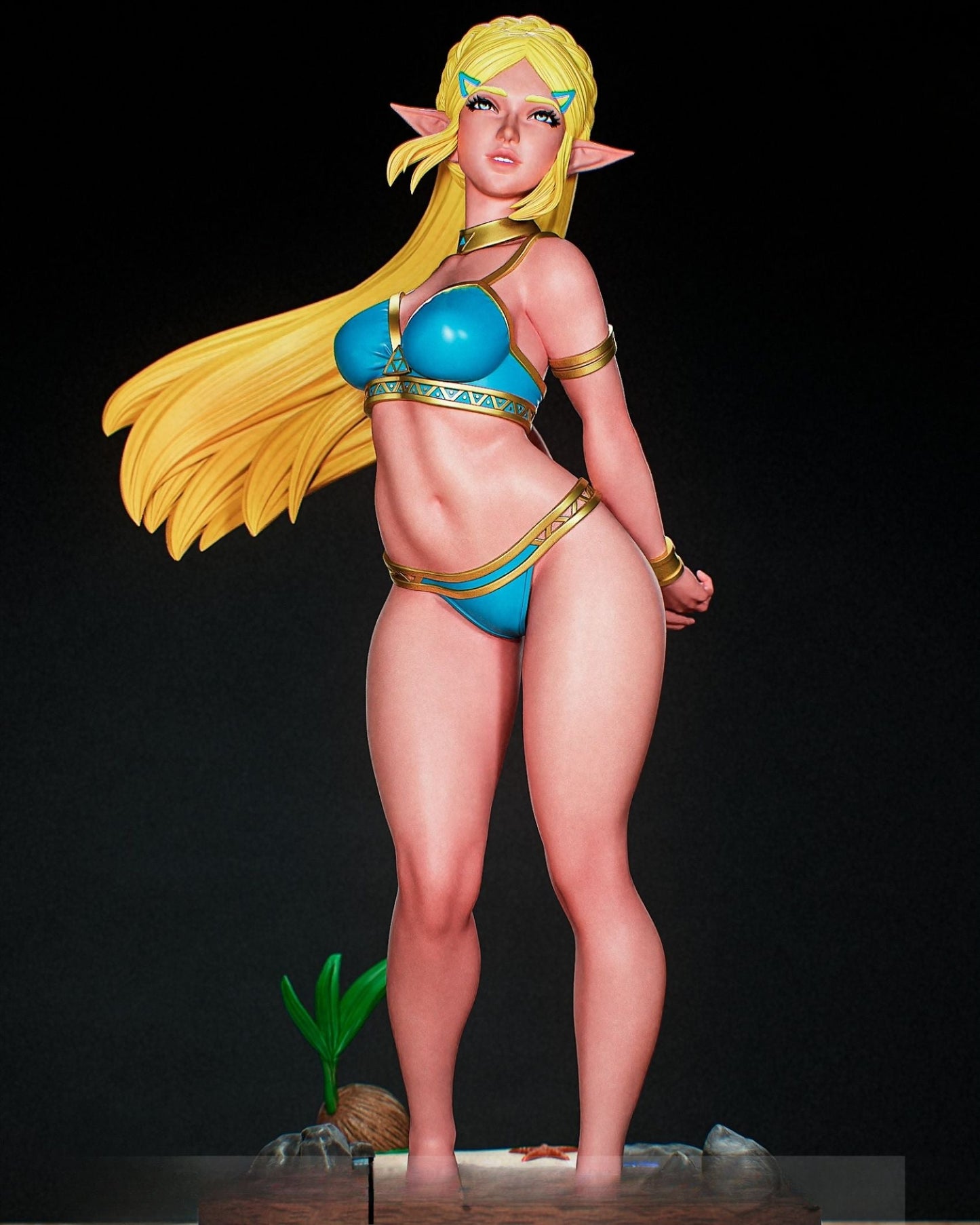 0545 Princess Zelda NSFW - The Legend of Zelda (4025) - STL 3D Print Files