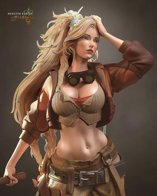 1007 Gemma - Monster Hunter Wilds (4043) - STL 3D Print Files