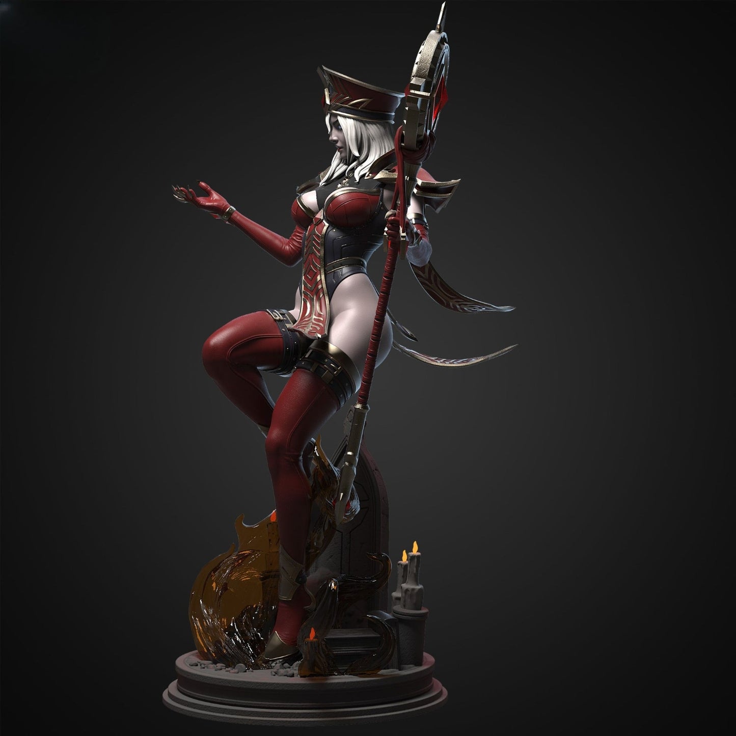 0641 Sally Whitemane NSFW - World of Warcraft (4238) - STL 3D Print Files