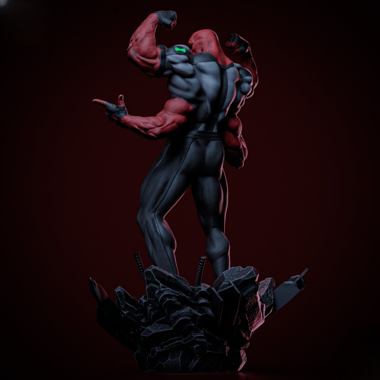 1202 Four Arms_Ben 10 - STL 3D Print Files