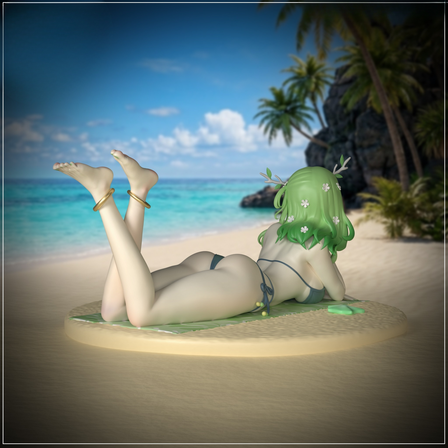 1302 Fauna_Hololive Bikini - STL 3D Print File