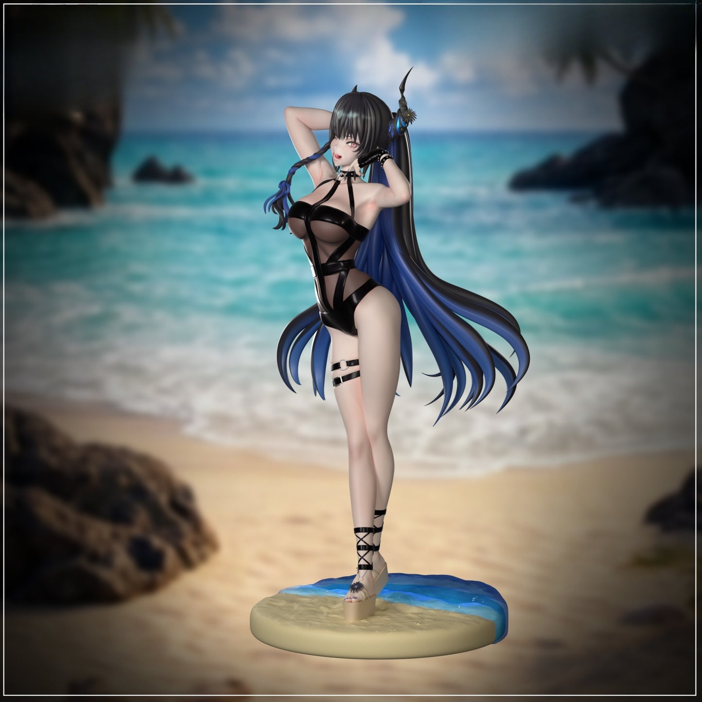 1303 Nerissa Ravencroft_Bikini - STL 3D Print File