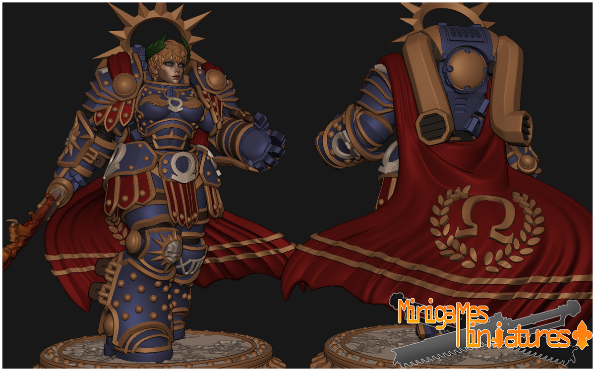 1879 High Praetorian Rubelia_Miniatures - STL 3D Print Files