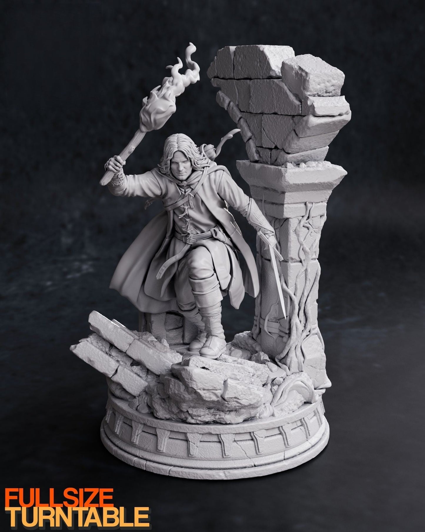 0655 Aragorn - Lord of the Rings - STL 3D Print Files