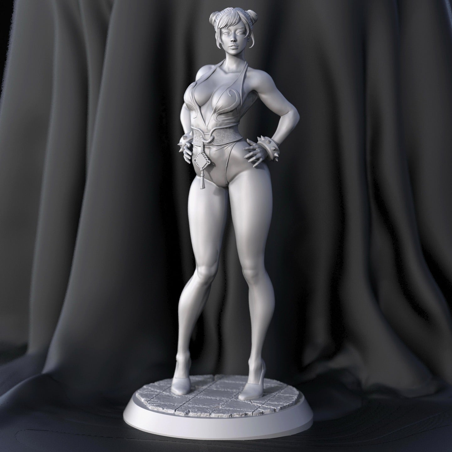 1115 ChunLi_Suit2 - STL 3D Print Files