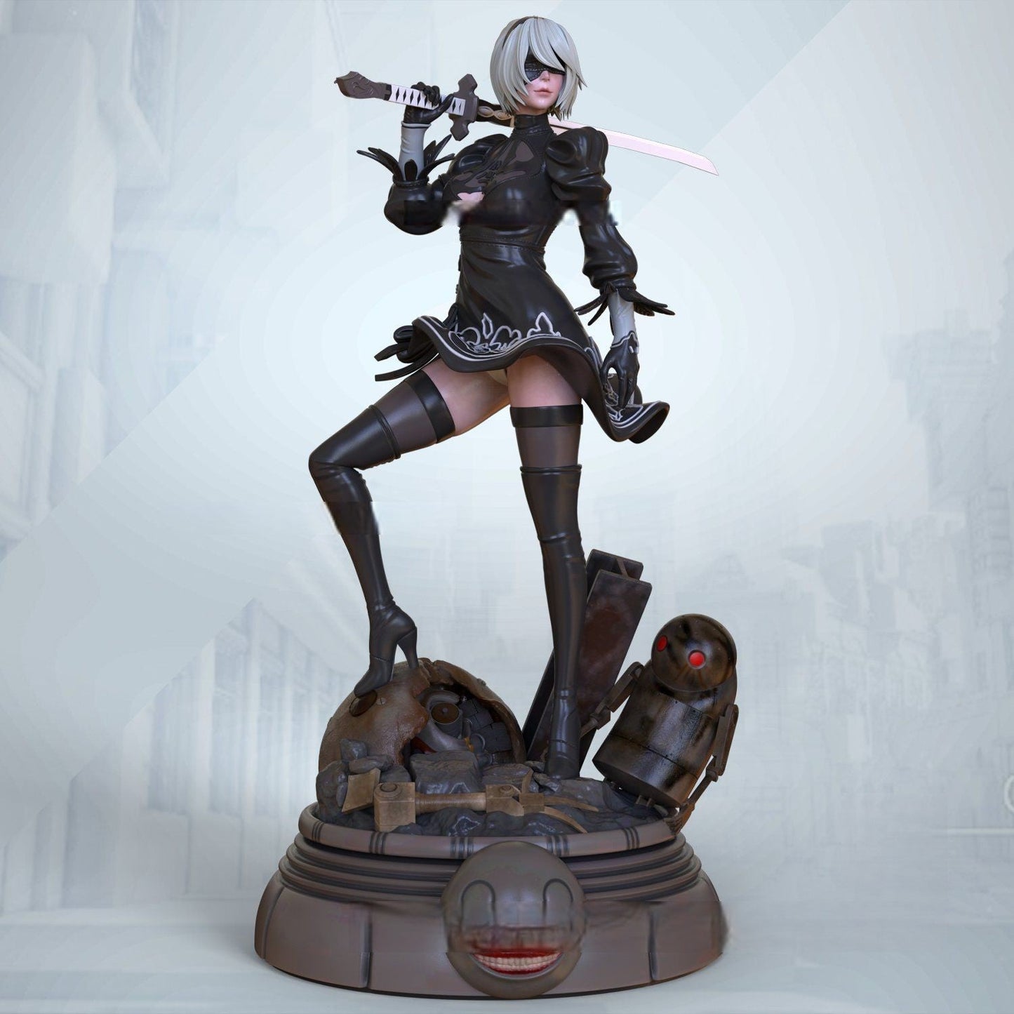 0472 2B NSFW - NIER AUTOMATA (1233) - STL 3D Print Files