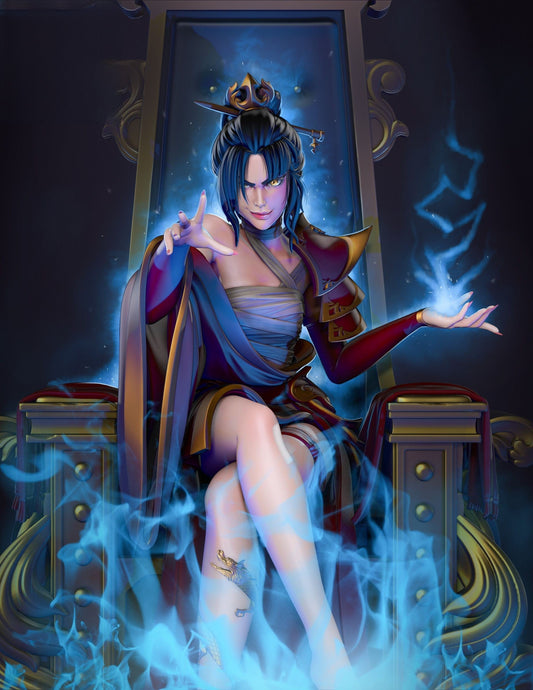 0722 Azula - Avatar Last Airbender - STL 3D Print Files