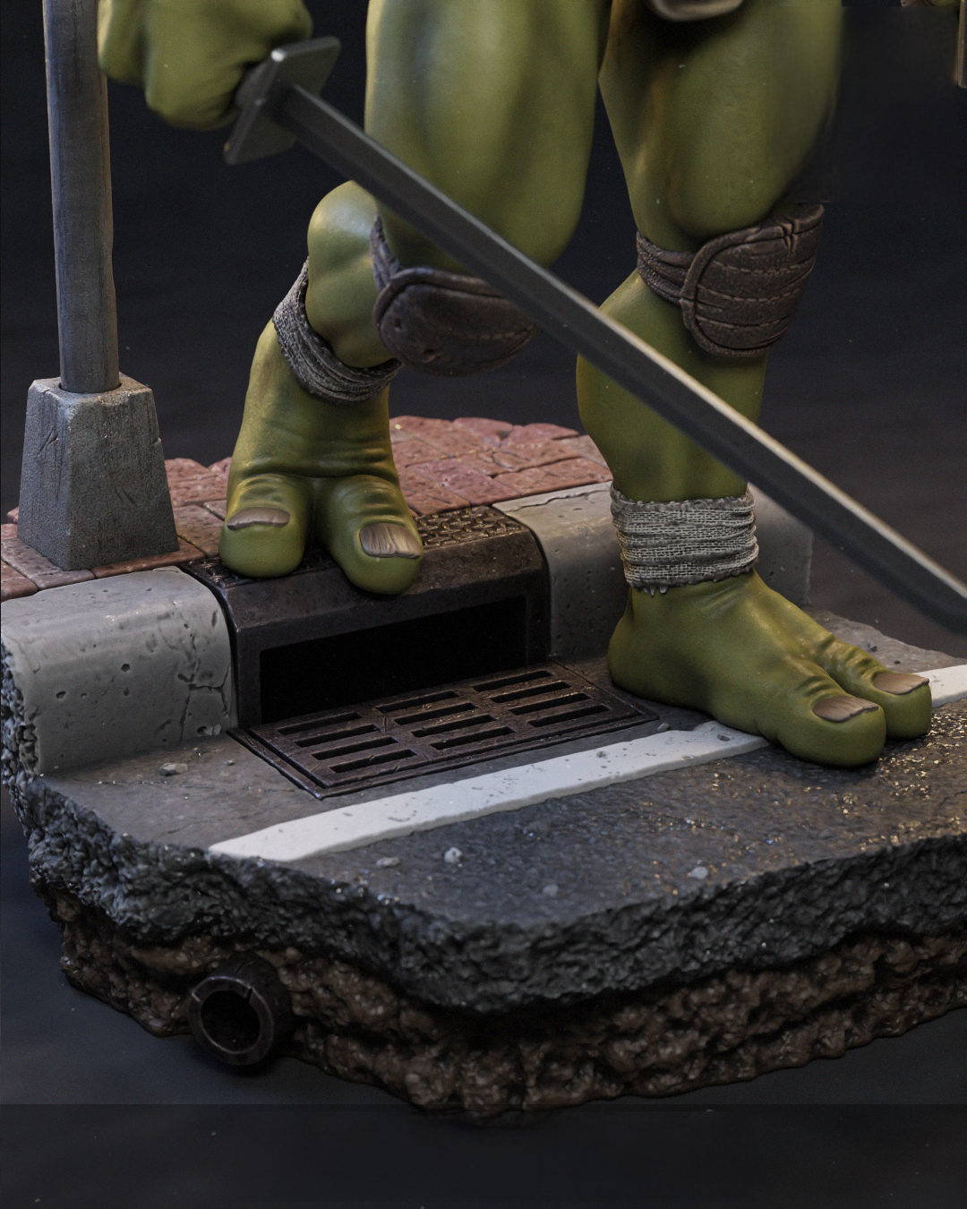 0477 Leonardo - TMNT (1287) - STL 3D Print Files