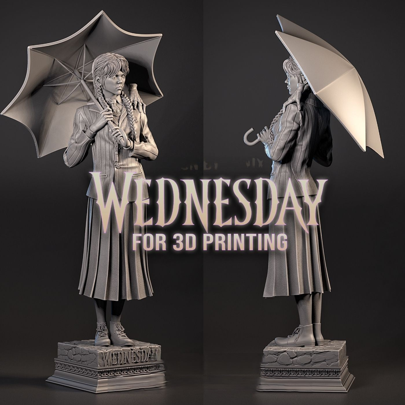 0170 Wednesday Addams - Wednesday - STL 3D Print Files