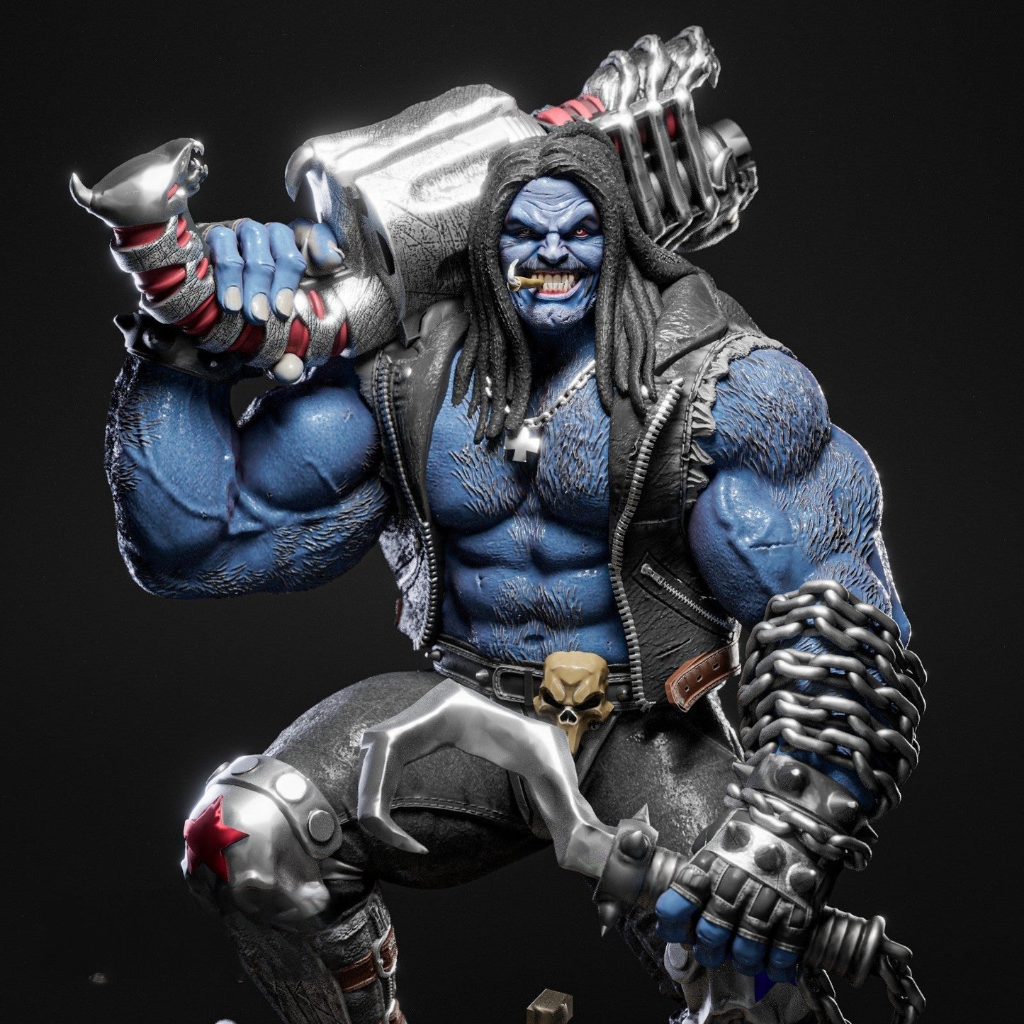 0130 Lobo - DC Comics (1528) - STL 3D Print Files