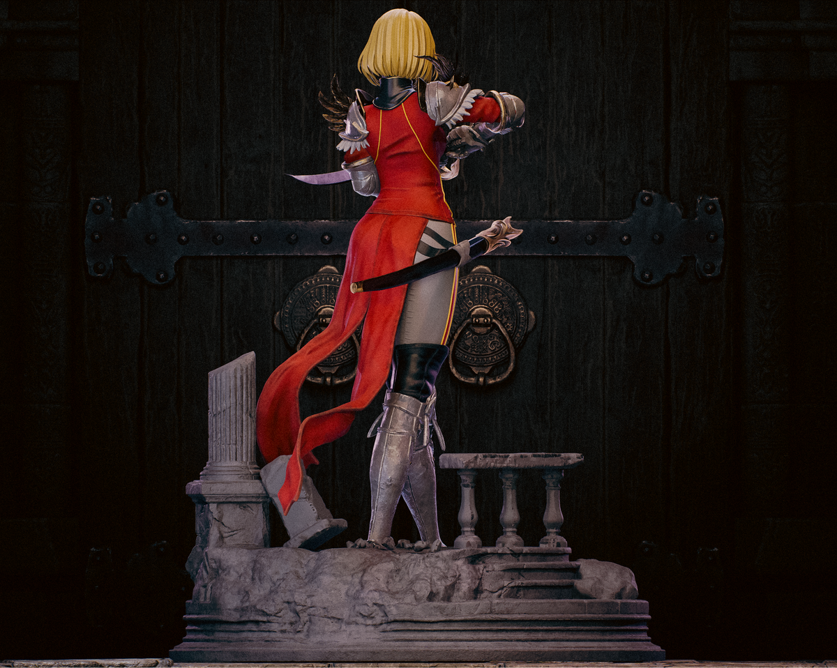 1894 Cha Hae In_Solo Leveling - STL 3D Print Files