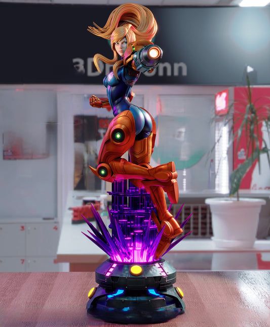 0495 Samus Aran NSFW - Metroid (1707) - STL 3D Print Files